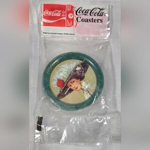 Coca-Cola Gold and Silver Tin Lid
